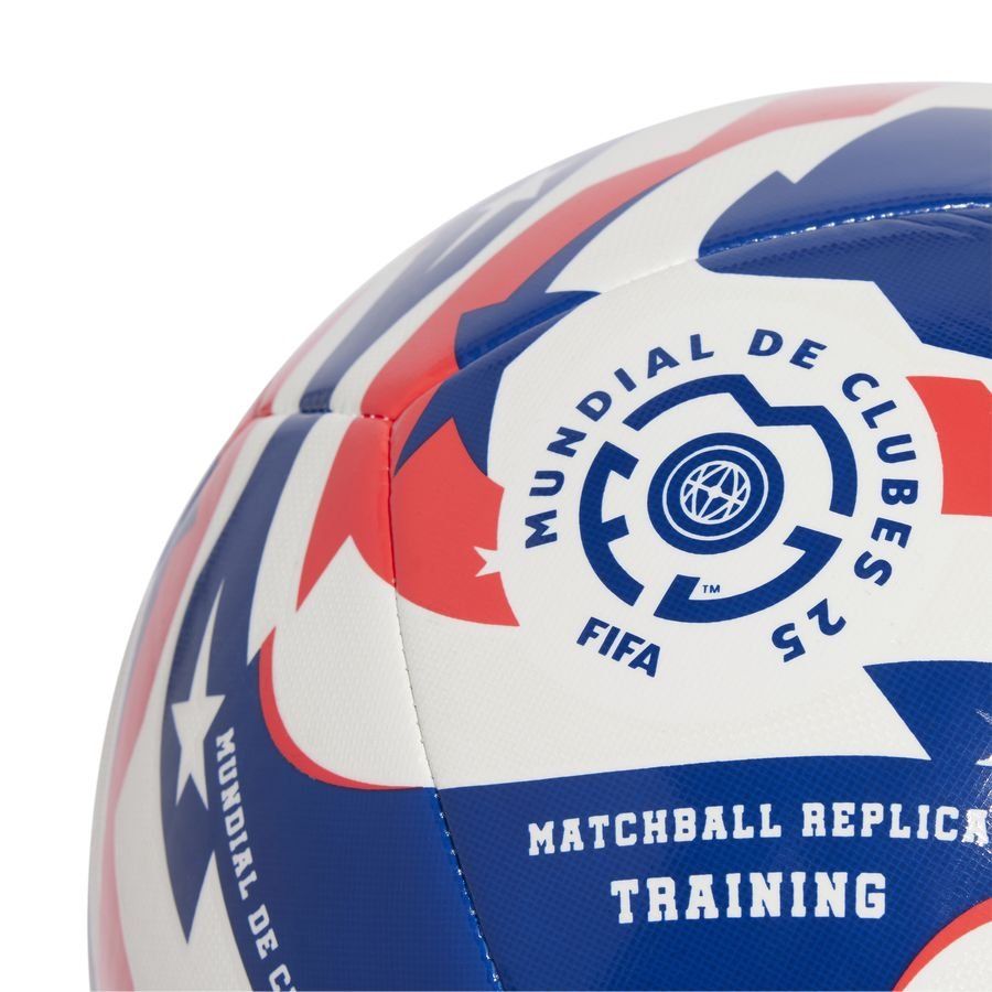 adidas Ballon Training Club World Cup 2025 - Blanc/Bleu/Lucid Red