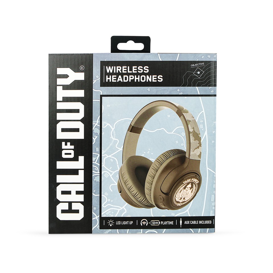 OTL - Call of duty wireless green camo hedphones withn LED backlight