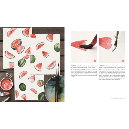 Strich für Strich zur kreativen Entspannung mit Watercolor