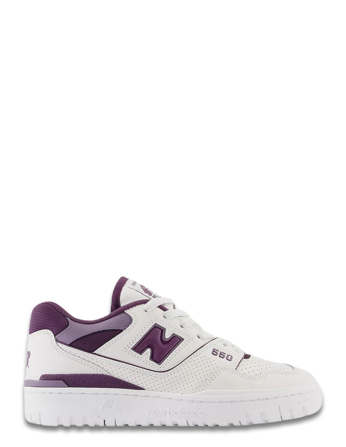 new balance Sneakers Femme 550 Cuir Blanc/Violet