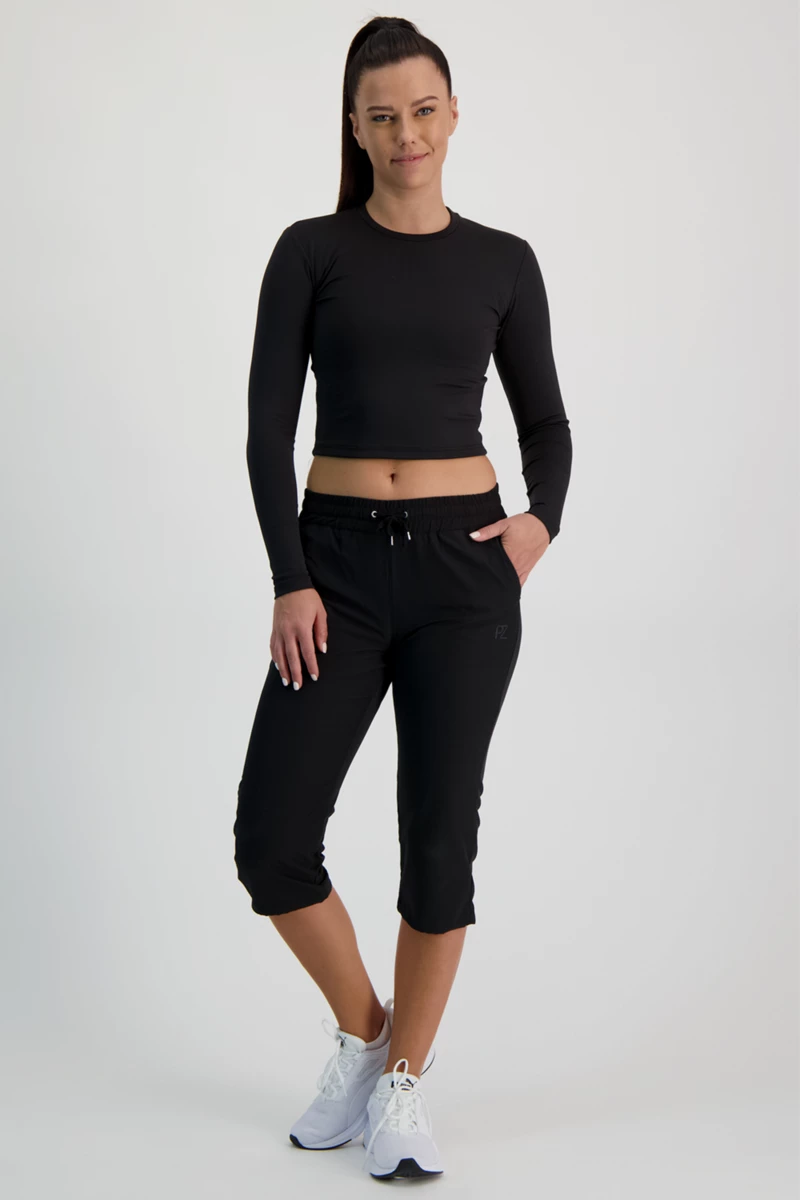 POWERZONE Crop Damen Longsleeve