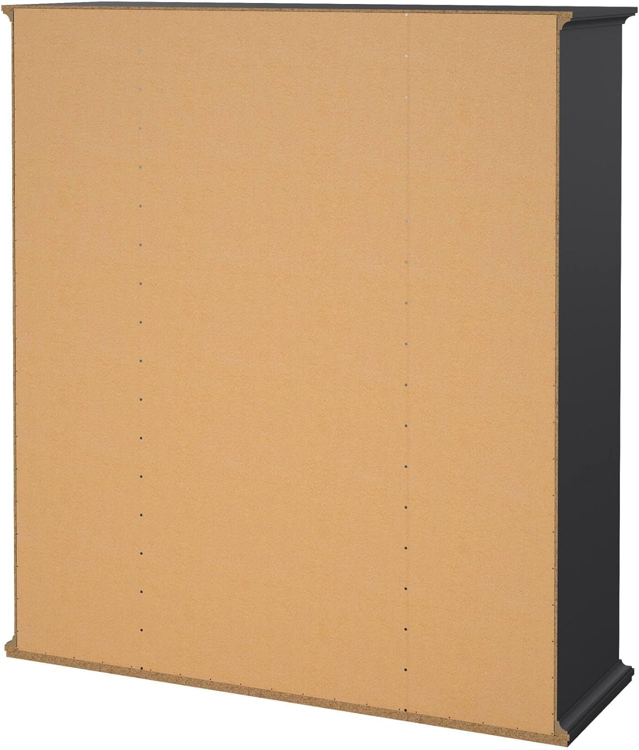 Dmora - Großer Kleiderschrank Pauline, Schlafzimmermöbel, Schrank, Garderobe, 181x61 h201 cm, Grau