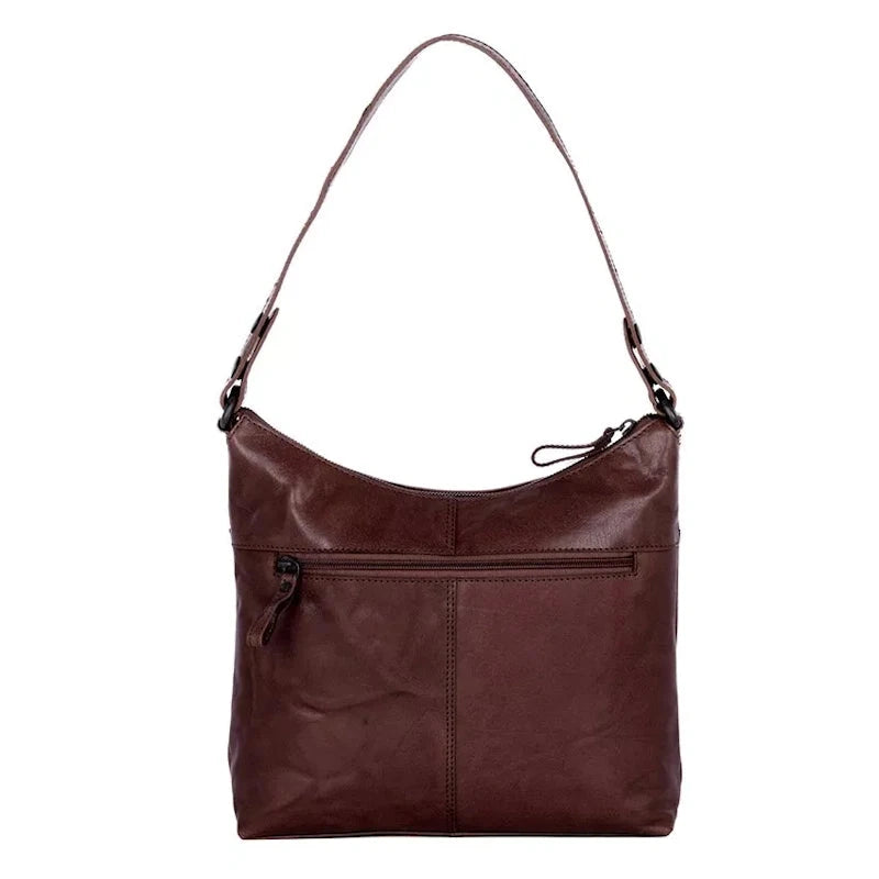 Spikes & Sparrow Bronco Crossbody Sherrill Dark Brown