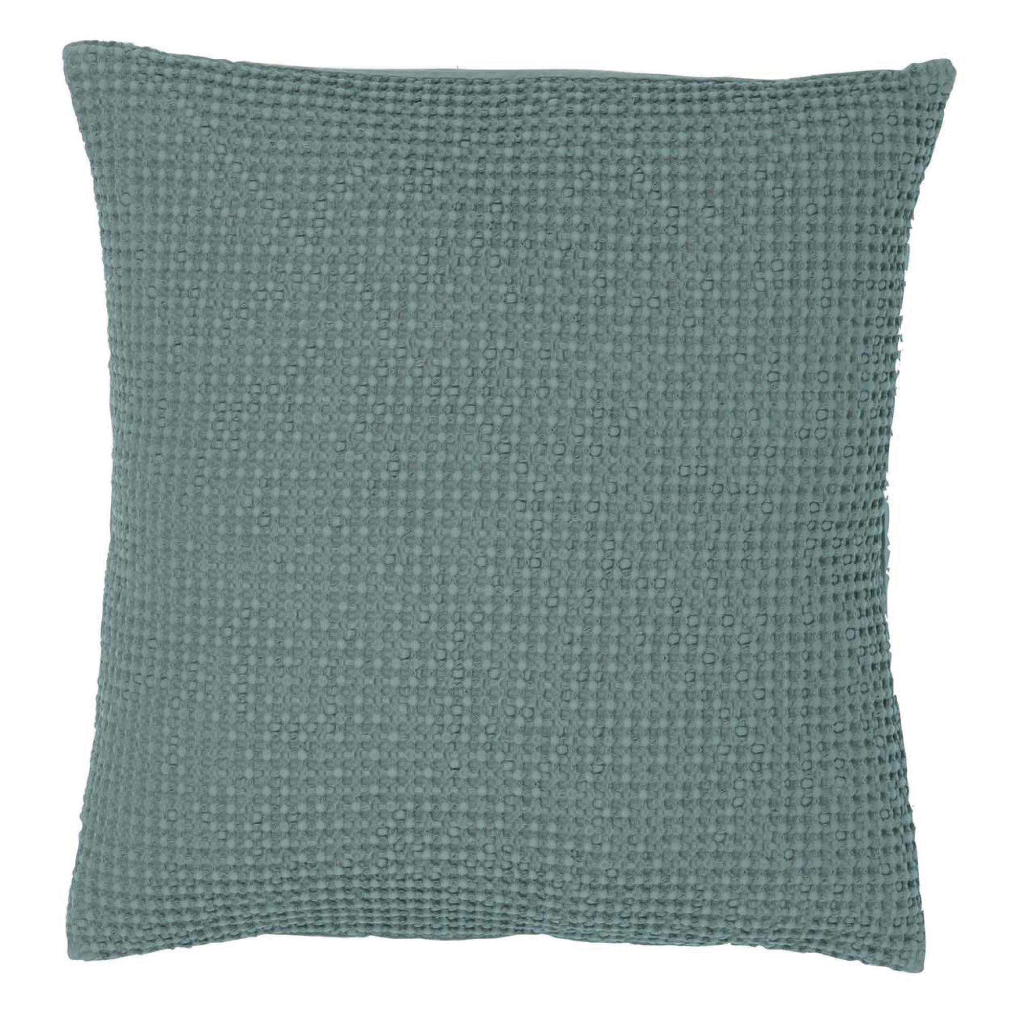 Coussin maia vert de gris 45 x 45 cm