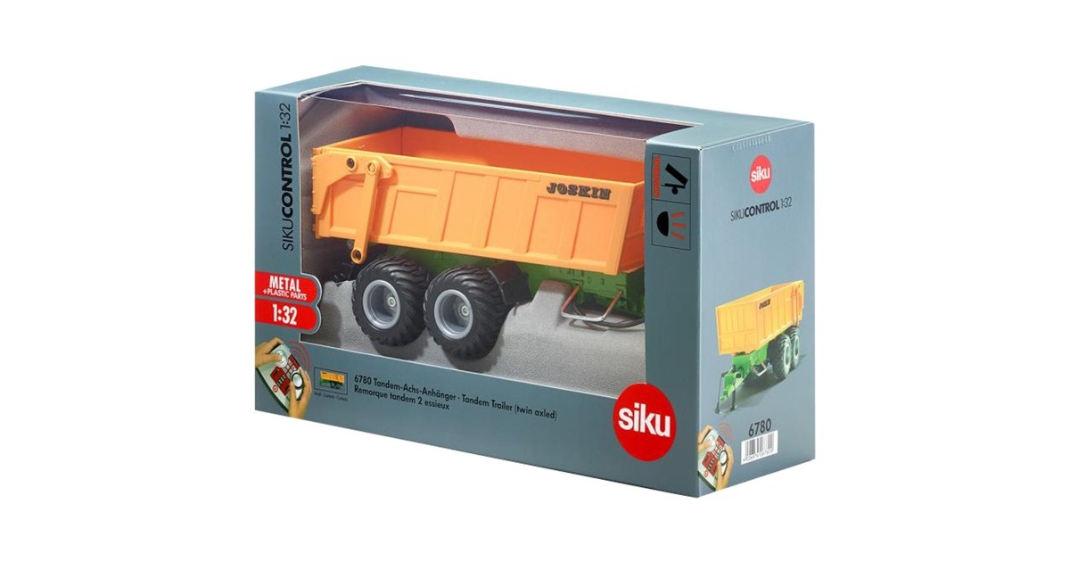 SIKUControl32 - Tandem-as-aanhangwagen RC  (6780)