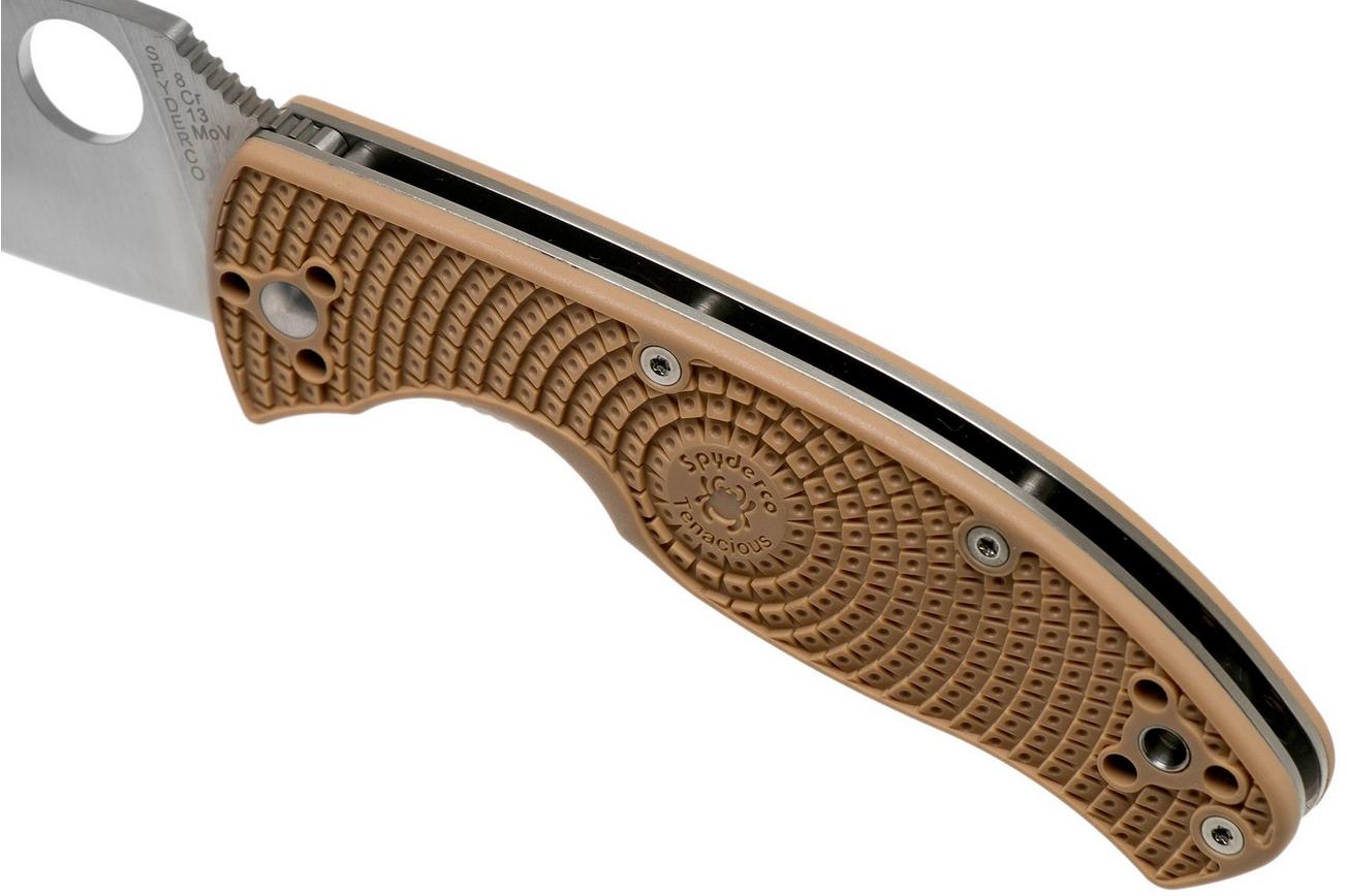 Spyderco Tenacious Lightweight Tan C122PTN FRN zakmes