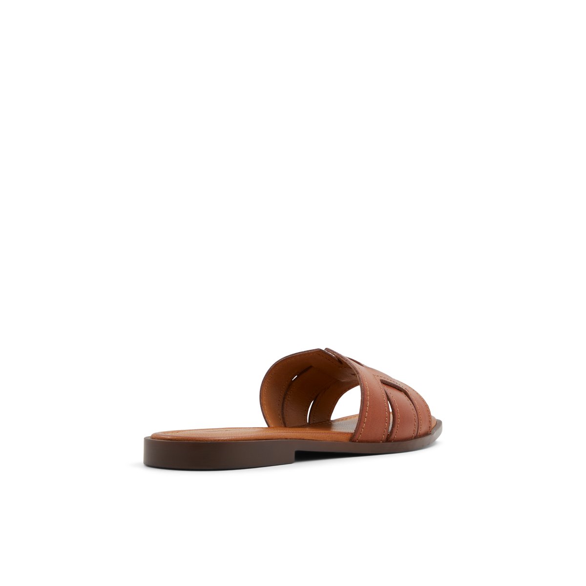 LUCA FERRI-Faraeberiel-Sandale athlétique - Talon plat - Cognac