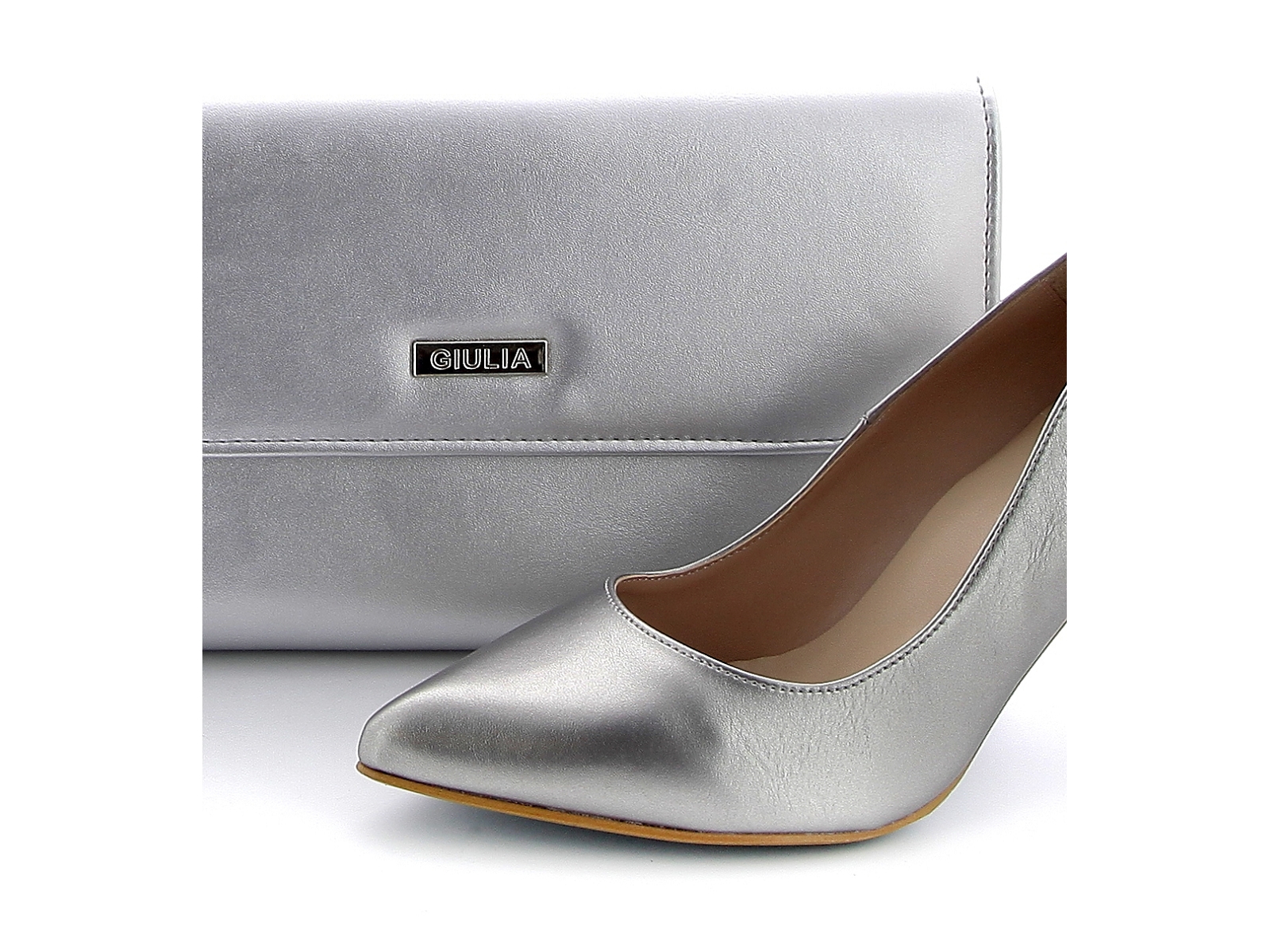 Giulia-HANDBAG G. Synthétique Acier