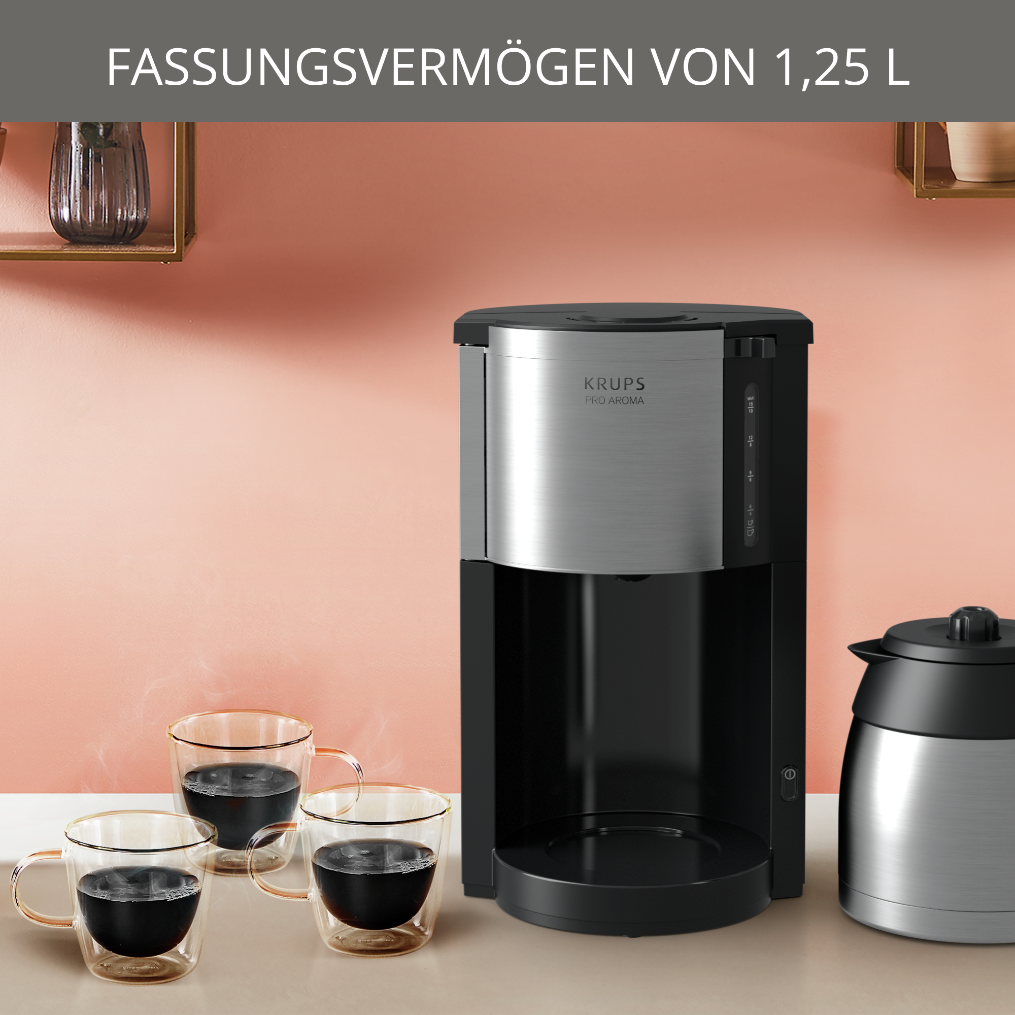 ProAroma Thermo Filterkaffeemaschine KM305D