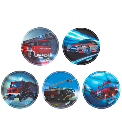 Ergobag Velcrom?rker - 5 stk. - Fire Brigade