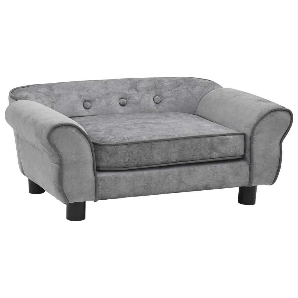 Sofá para cães vidaXL Classic Grey