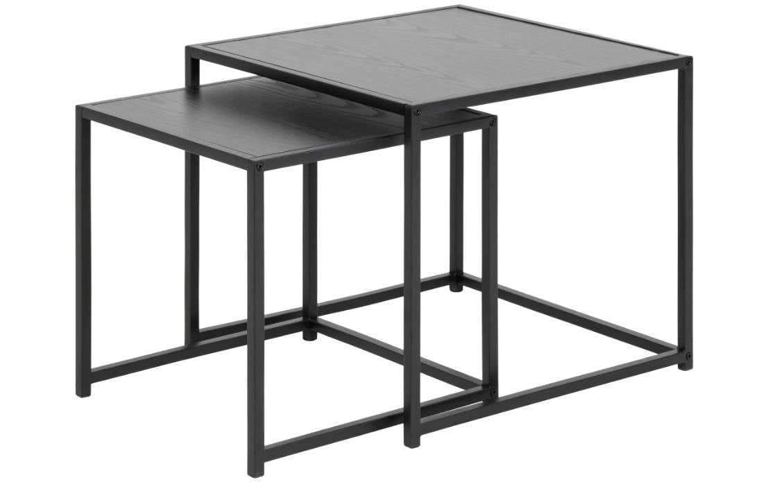 AC Design Beistelltisch »Seaford 2 Stück Schwarz«