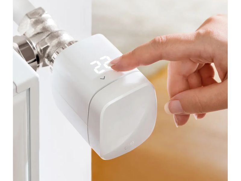 Eve Systems Heizkörperthermostat Eve Thermo, Matter, Weiss Smarte Heizkörperbedienung