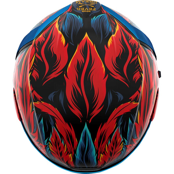 Icon - Casque Airform Fever Dream™ Rouge / Bleu