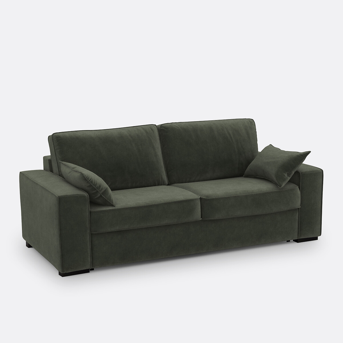 LA REDOUTE INTERIEURS<br>Sofá-cama de veludo, Bultex Cécilia
