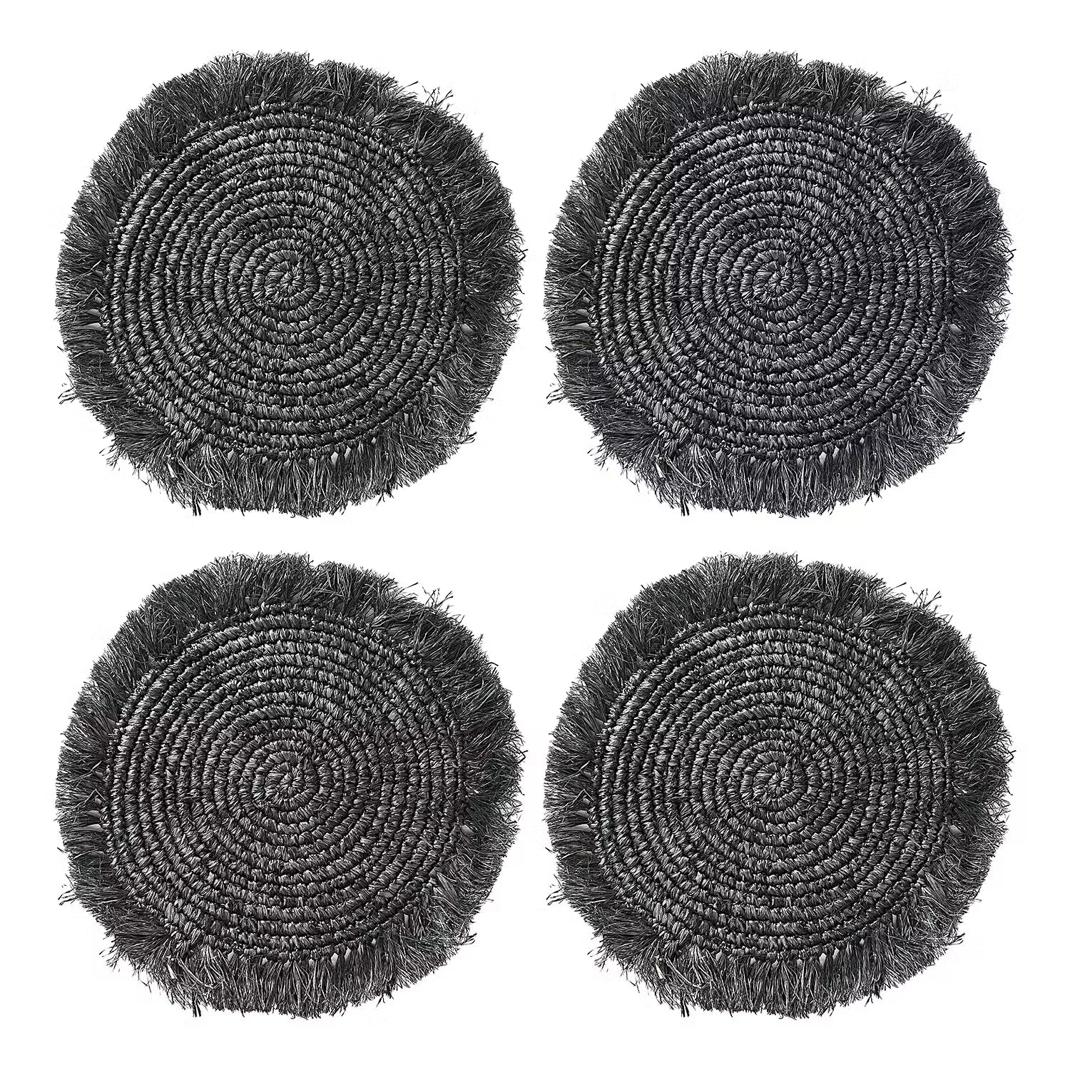 RAFFIA Platzset 4er-Set