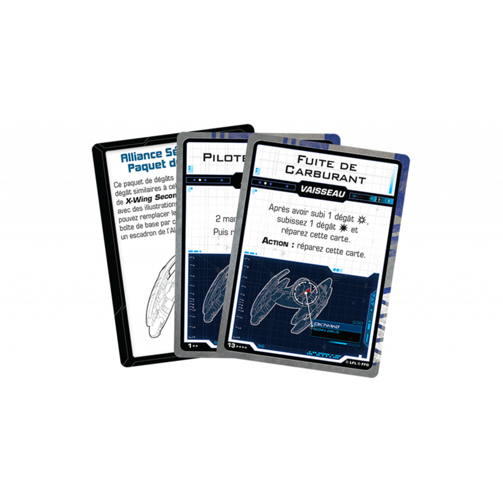 X-Wing 2.0 - Le Jeu de Figurines - Paquet de Dégâts Alliance Séparatiste