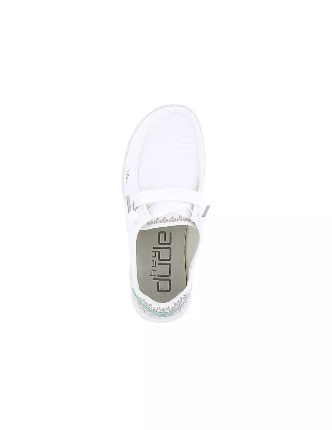 DUDE WENDY FLORA - Espadrilles Lilywhite