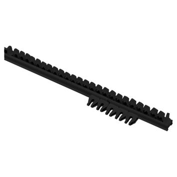 Intensions complete set uitschuifbare gordijnrail Plus zwart 210-400 cm