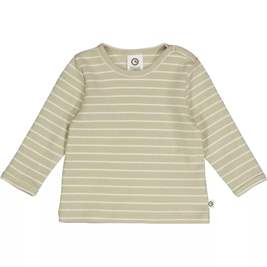 Müsli Babylangarmshirt Desertgreencream