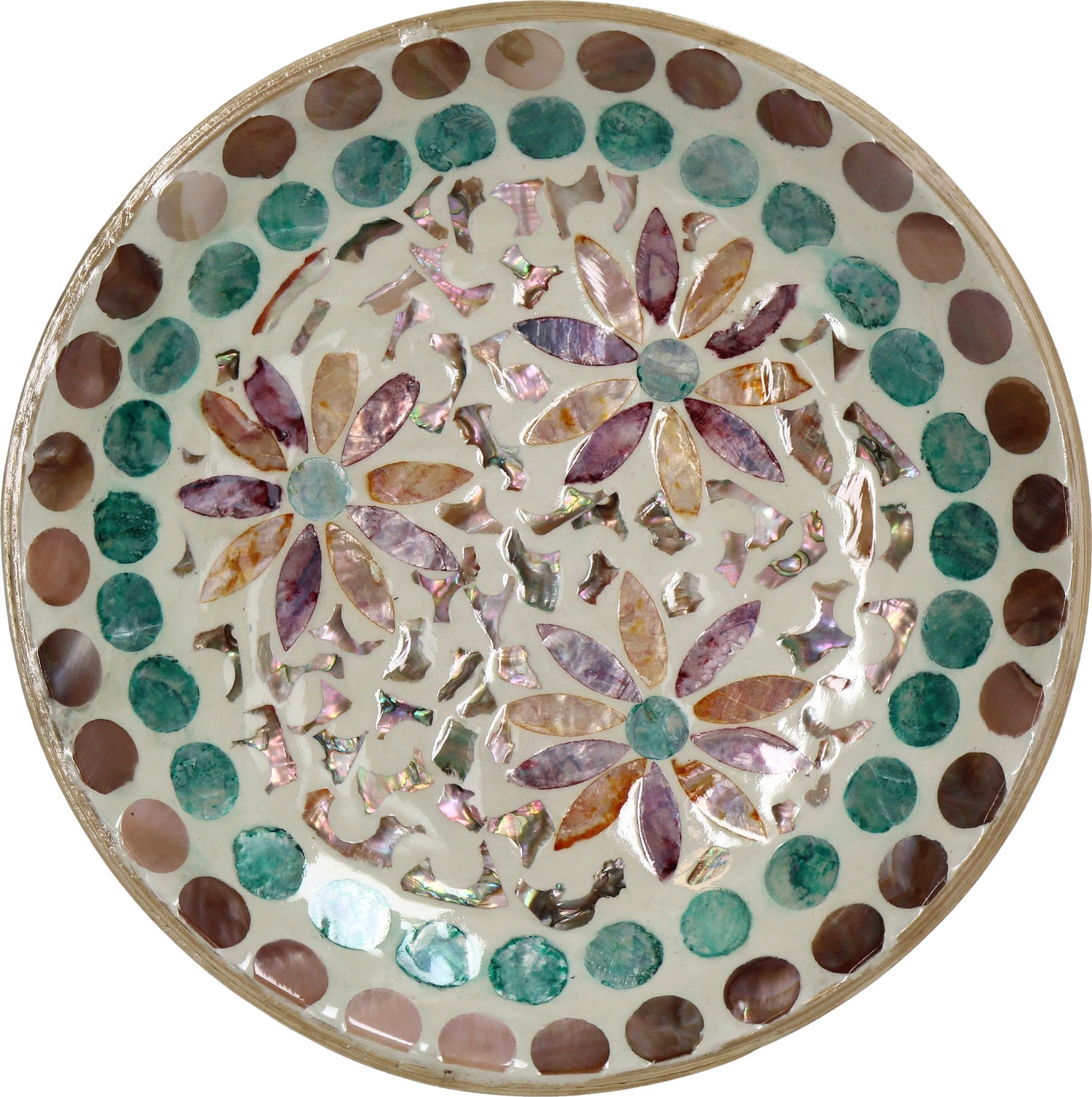 Decoratieschaal Algarve multi D 20 H 3 cm