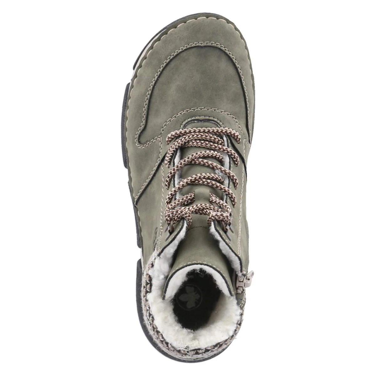 RiekerWinterboots - liane/schwarz-kiesel