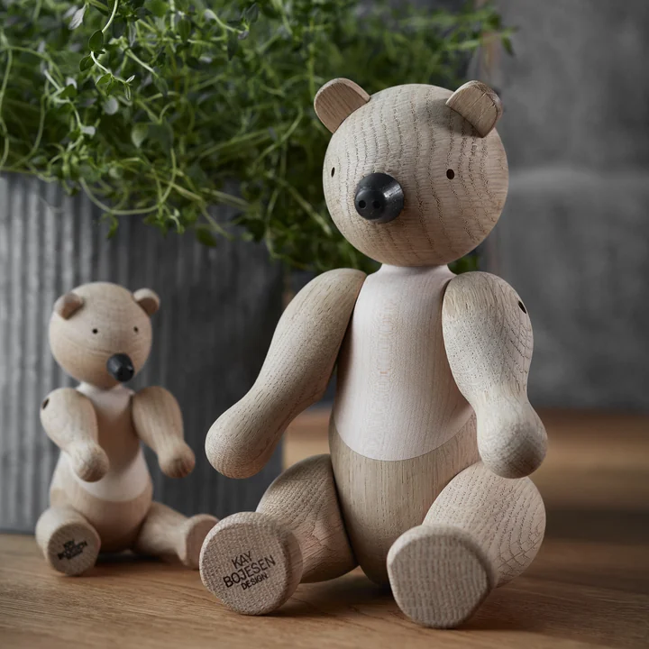 Kay Bojesen - Holz-Bär, Lilliput, H 9,5 cm