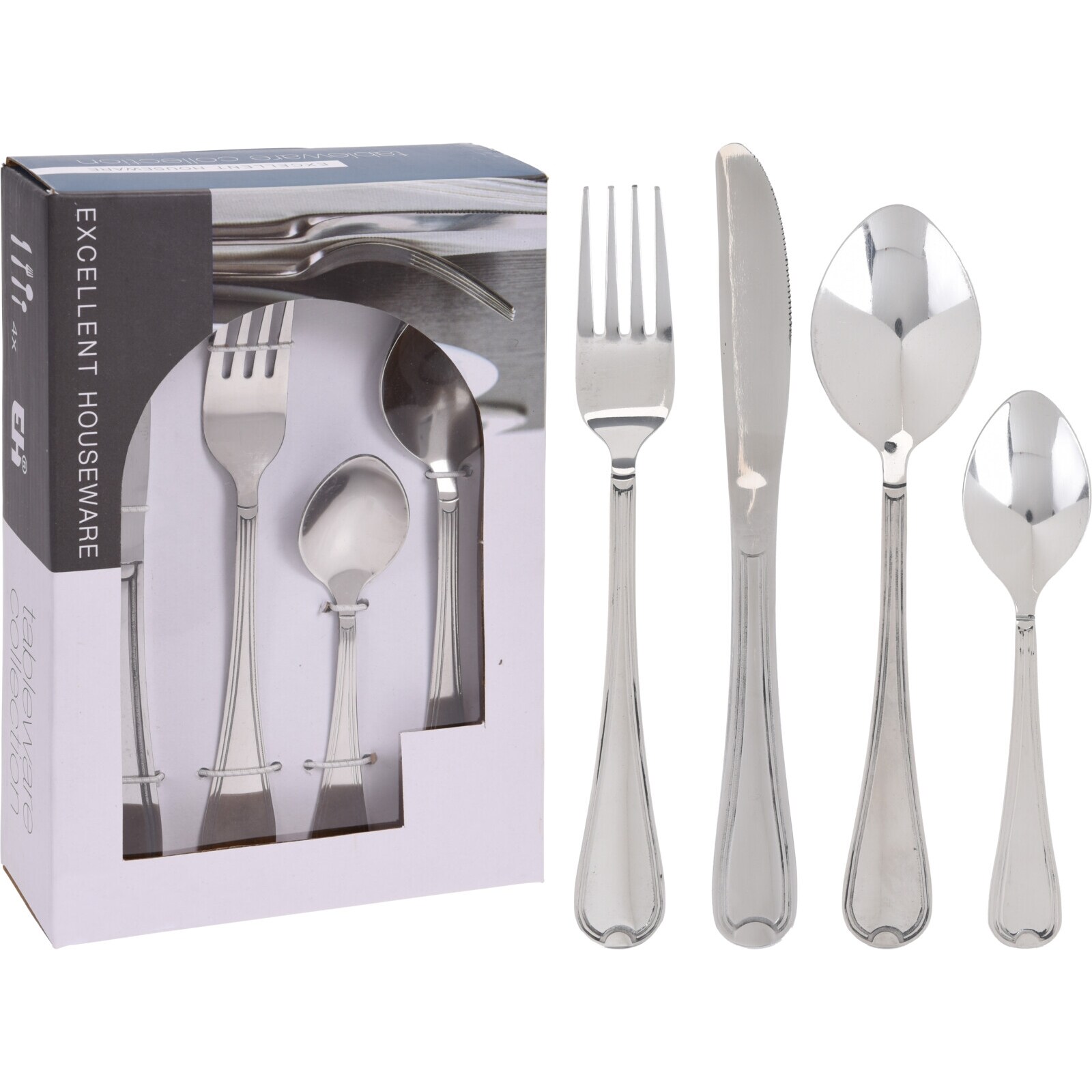 HTI-Living Besteck Set 16-teilig Edelstahl