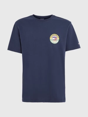Camiseta clássica com logo circular