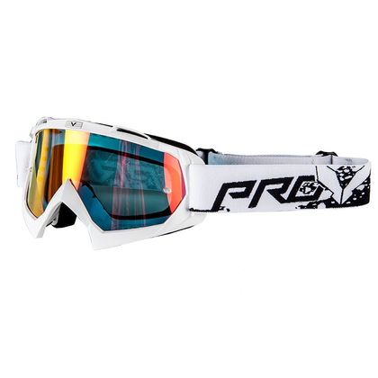 Masque cross Prov VISION DALLAS IRIDIUM WHITE 2018 - Blanc