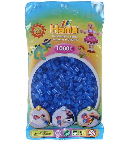 Hama Midi Perler - 1000 stk. - 36 Neon Bl?