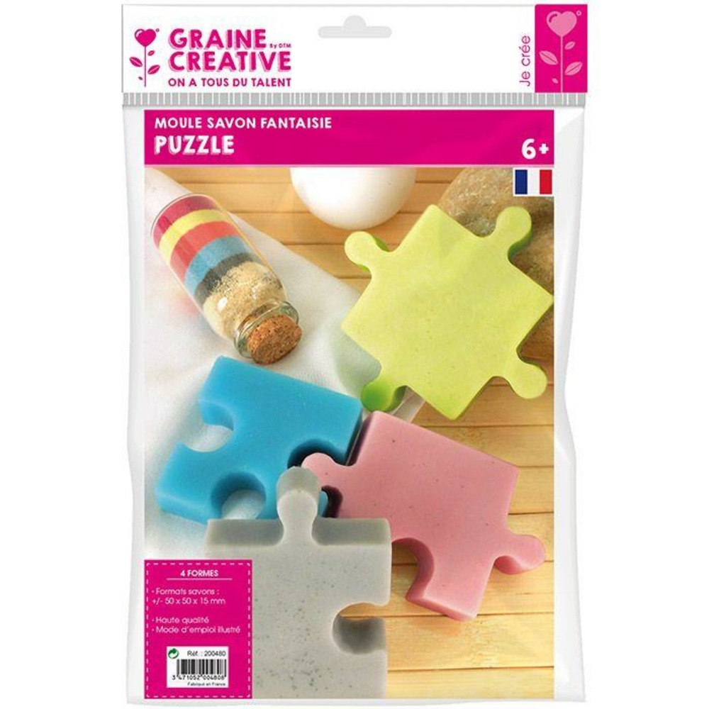 Mini moule à savon - puzzle