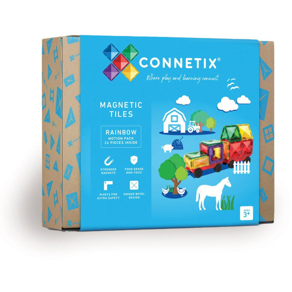Køb Connetix Rainbow Motion Pak 24 Styks