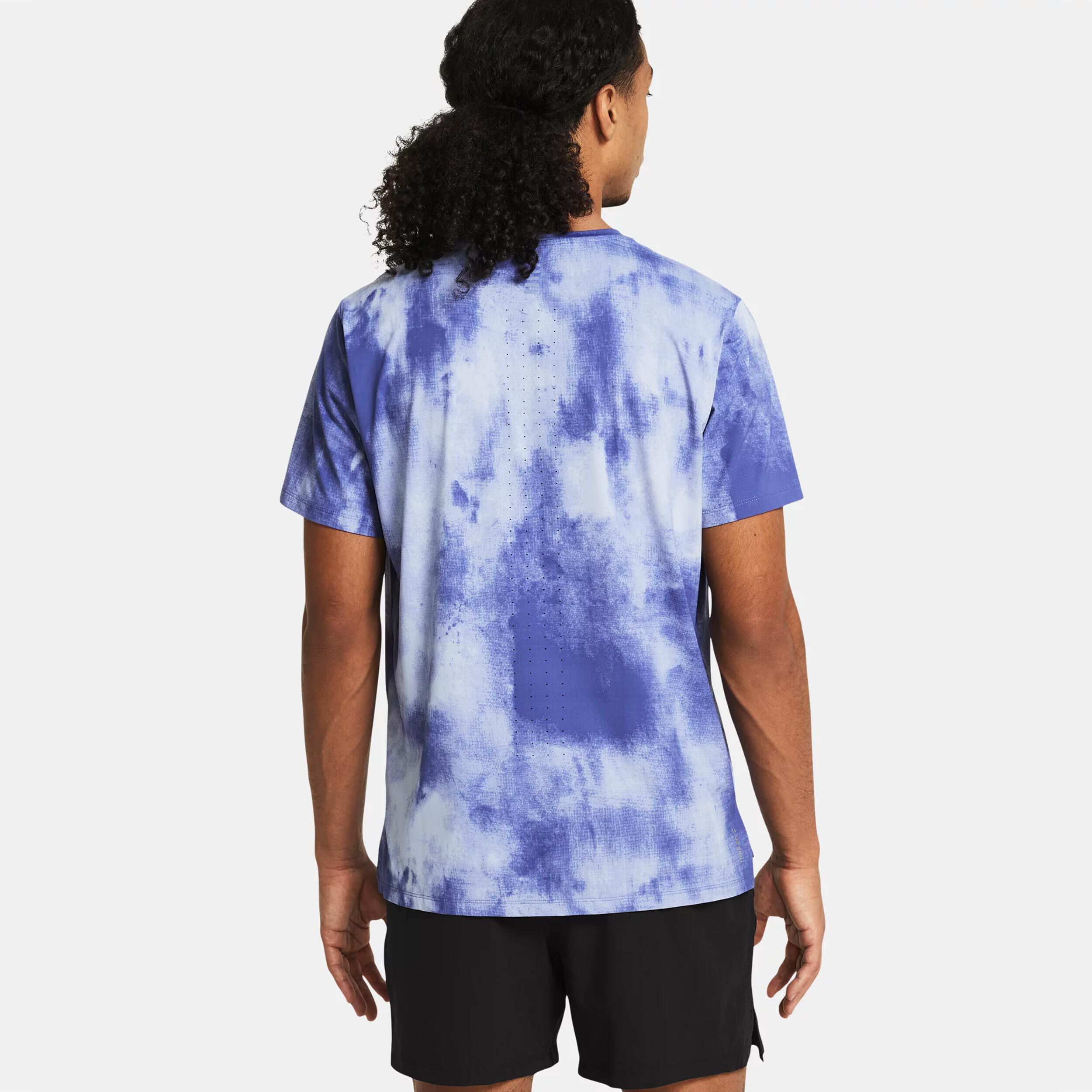 Under Armour Laser Wash Maillot De Course Hommes - Violet