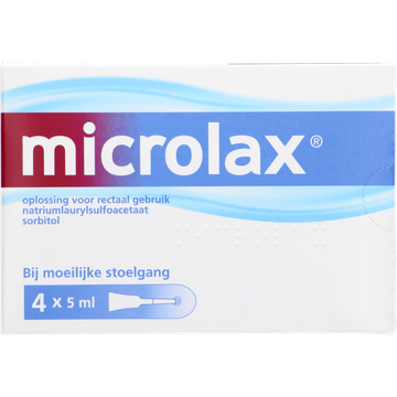 Microlax Oplossing (laxeermiddel), 4 stuks