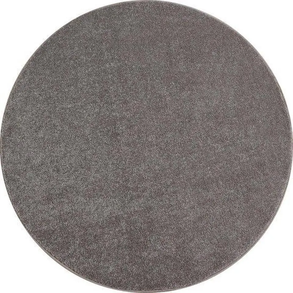 Basics Effen Rond Vloerkleed Beige Laagpolig - 200 CM ROND