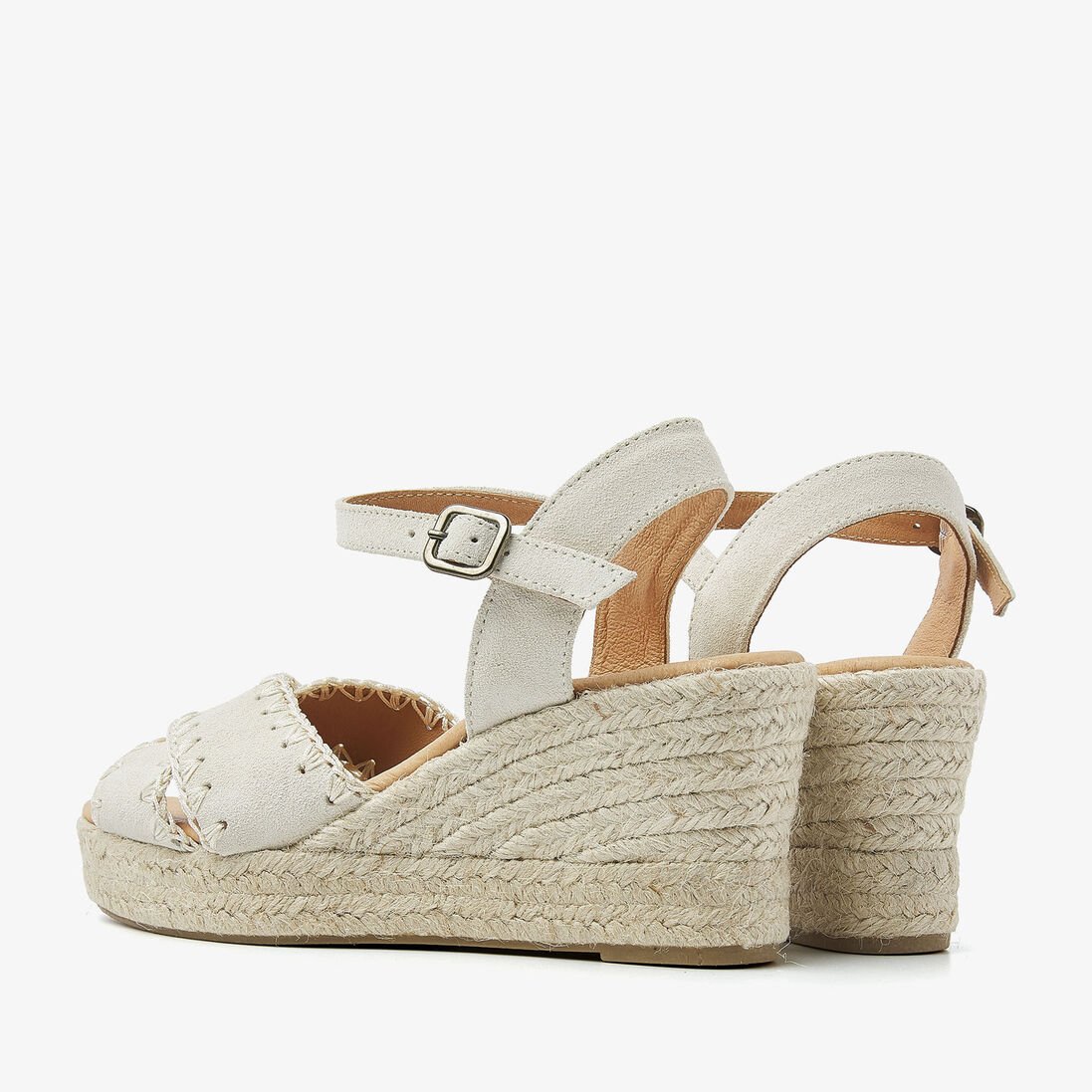 beige via vai sandalen met hak luisa ayla