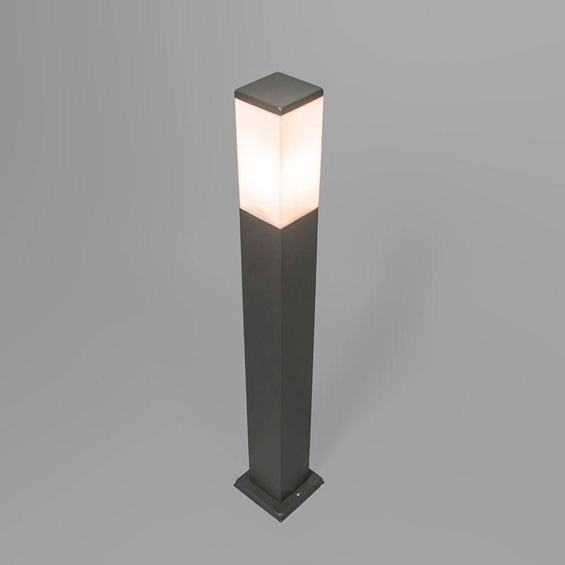 Buitenlamp antraciet 80cm IP44 - Malios met grondpin en kabelmof