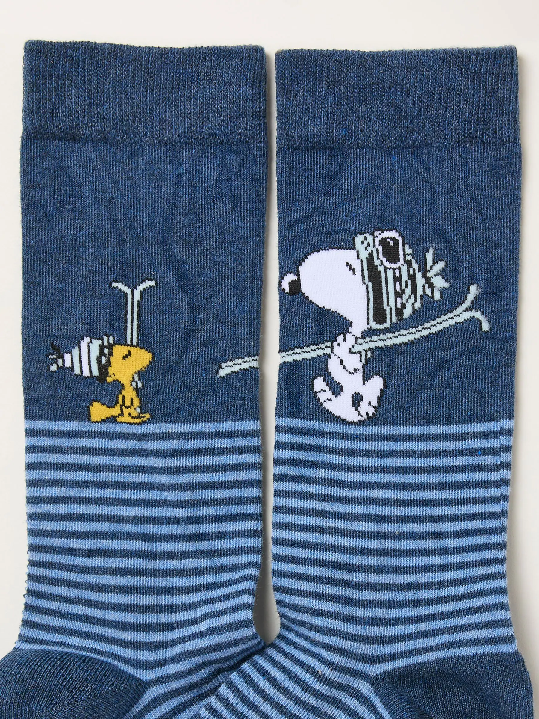 Marineblauw - FatFace 2 Pairs of Mens Snoopy Socks