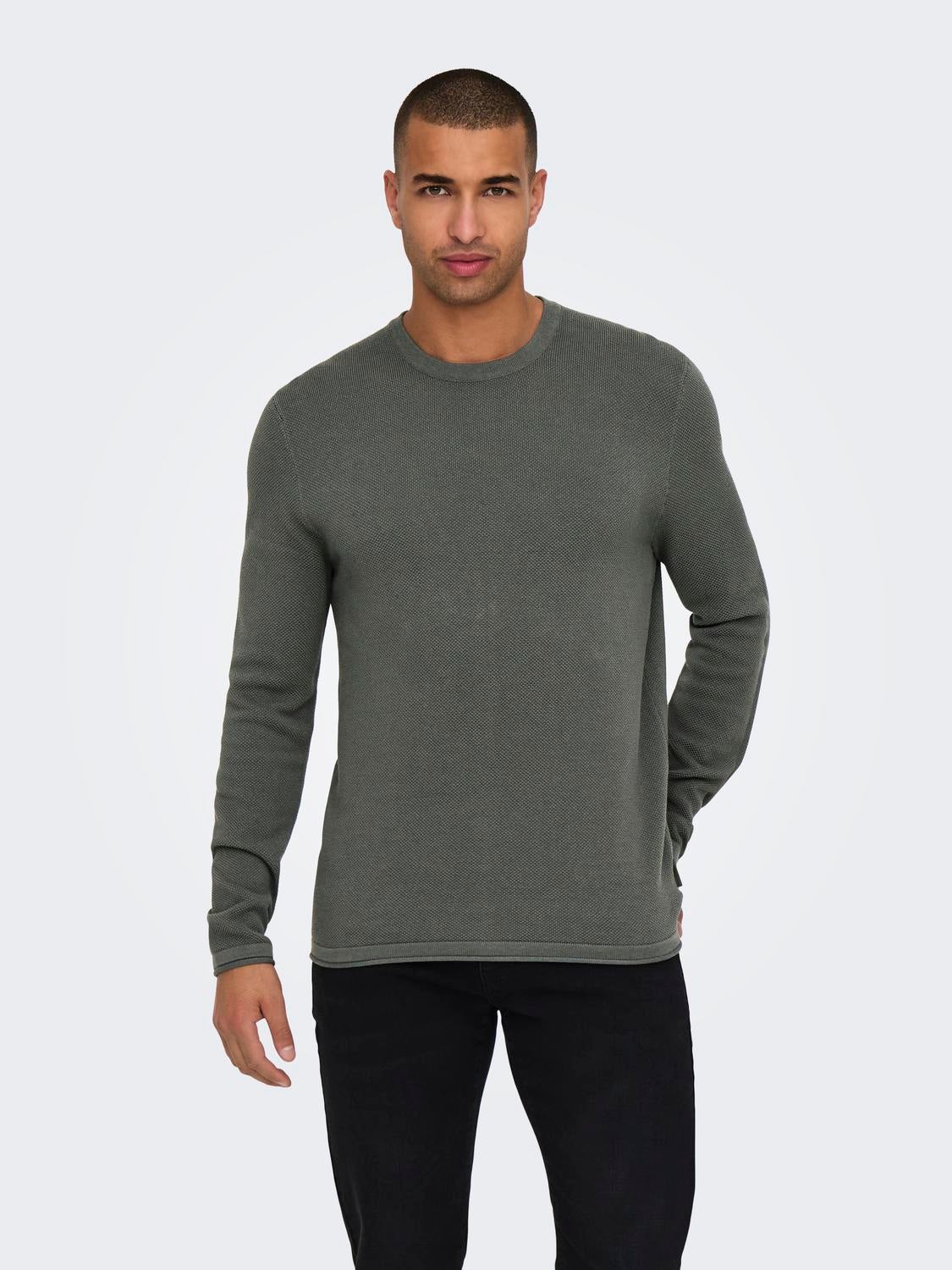 ONSFELIX Pullover Castor Gray