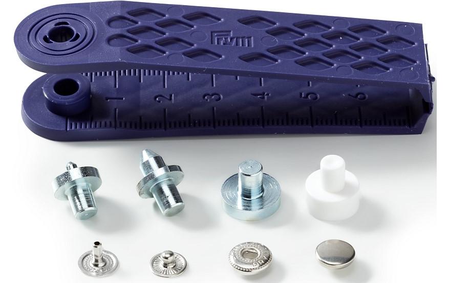 Druckknöpfe Mini 8 mm, 10 StückDruckknöpfe Mini in silber