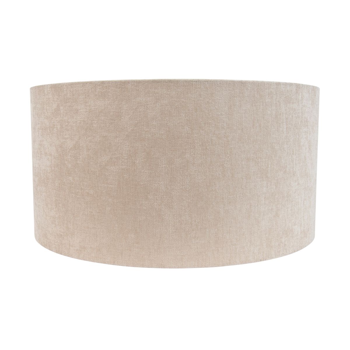 Stoffen lampenkap lichtbruin rond 50/50/25