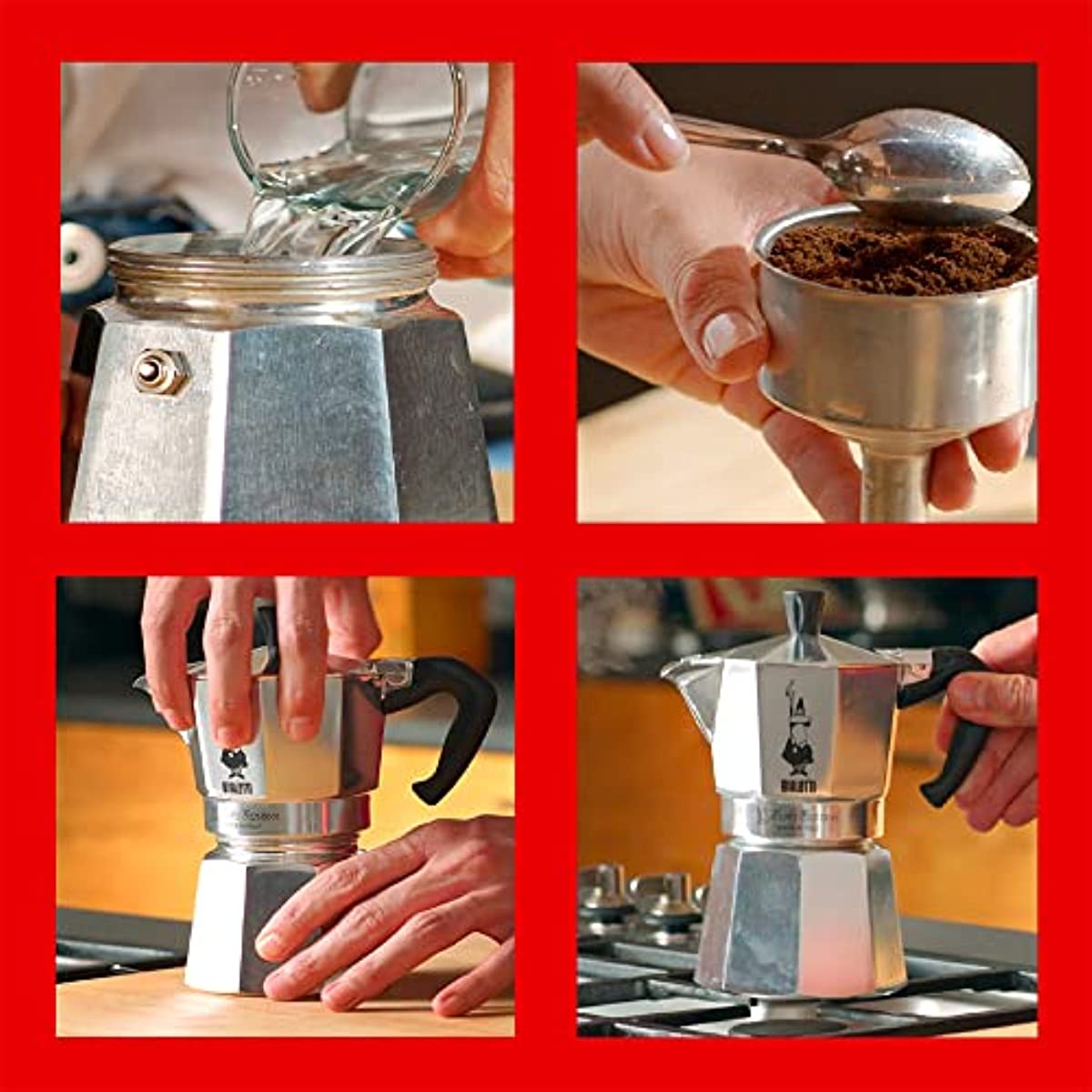 Bialetti Cafeteira, Alum&iacute;nio, Prata, 12 x&iacute;caras