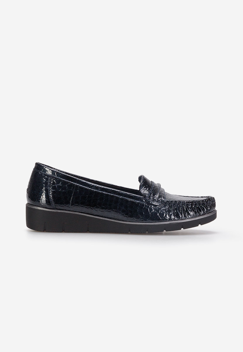 Mocassins femme bleus Asinia