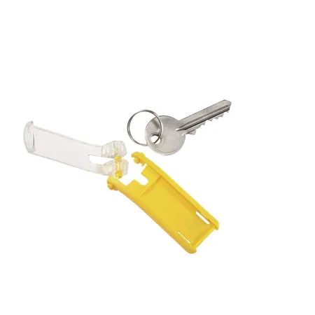 Durable 195704 Schlüsselanhänger Key Clip, Gelb