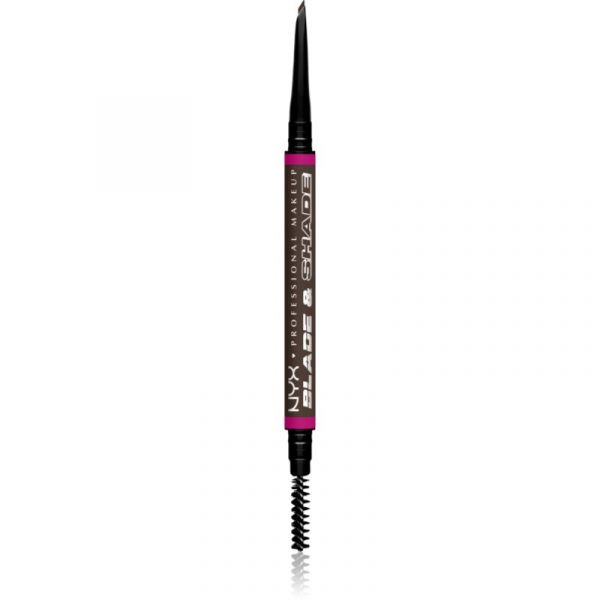 Nyx Blade & Shade Lápis de Sobrancelhas com Escova Tom Ash Brown 0.06 0.06g
