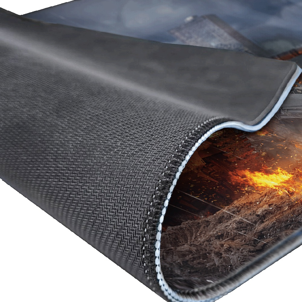 (90x42cm) World of Tanks Gaming Mauspad Mausmatte mit Rutschfester Unterseite - Centurion Action X Fired Up
