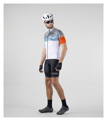 Maillot Kenny Tech Dye Bleu/Blanc