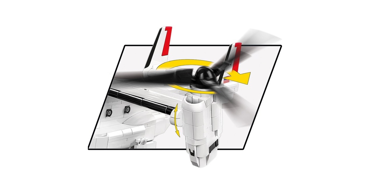 COBIArmed Forces - Bell-Boeing V-22 Osprey First Flight Edition Constructiespeelgoed  (Schaal 1:48)