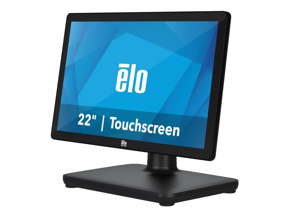 EloPOS System - Med I/O Hub Stand - alt-i-én - 1 x Core i5 8500T / op til 3.5 GHz - vPro - RAM 8 GB - SSD 128 GB - UHD Graphics 630 - Gigabit Ethernet - 802.11a/b/g/n/ac, Bluetooth 5.0 - intet OS - skærm: LED 21.5